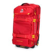Granite Gear Water-Resistant Wheeled Duffle With Backpack Strap Suitcase Luggage Tote Check In Sofecase G2026-2005 Red