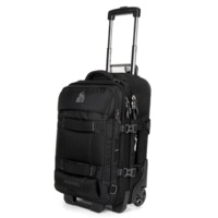 Granite Gear Water-Resistant Wheeled Duffle With Backpack & Waist Strap Suitcase Luggage Tote Carry On Sofecase G2222 Black