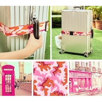 M SQUARE-Stylish luggage belts size L-E171963-pink