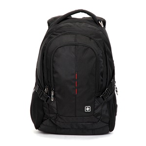 SUISSEWIN Swiss waterproof 15.6" laptop Backpack School backpack Travel Shoulder Bag SN9617 Black