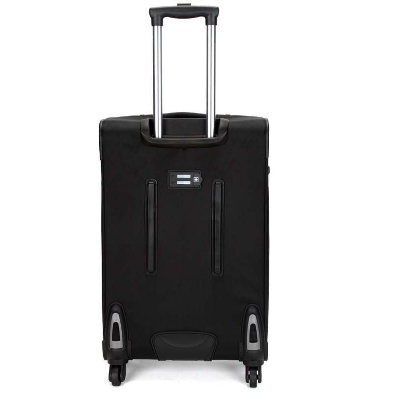 Buy Swiss Luggage Suitcase Lightweight with 8 wheels 360 degree rolling