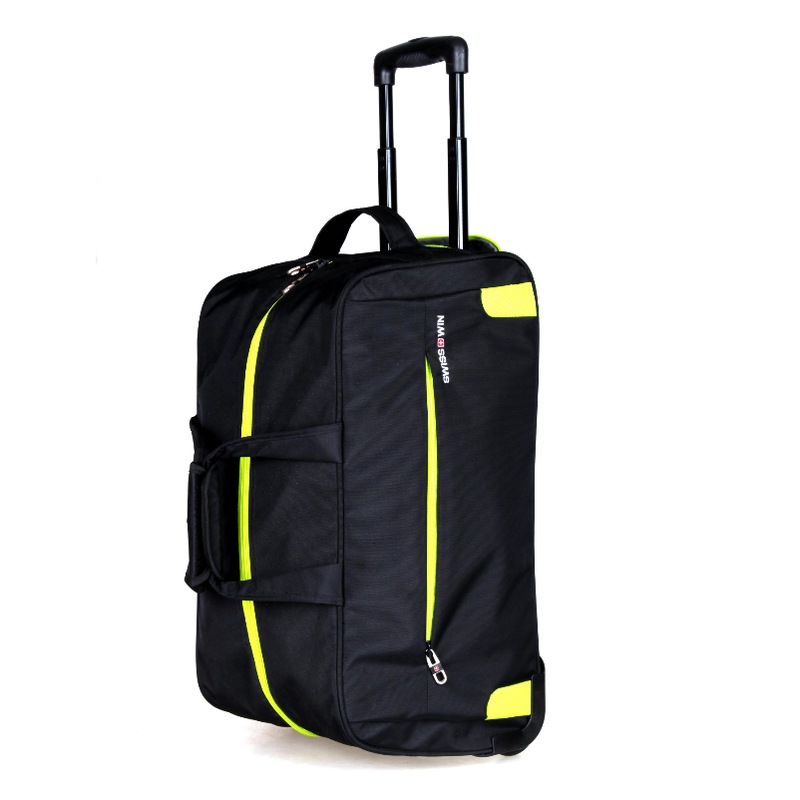 Buy Swiss Waterproof Wheeled Duffle Bag Rolling Carry On Travel Sofecase SWG8003 Black MyDeal