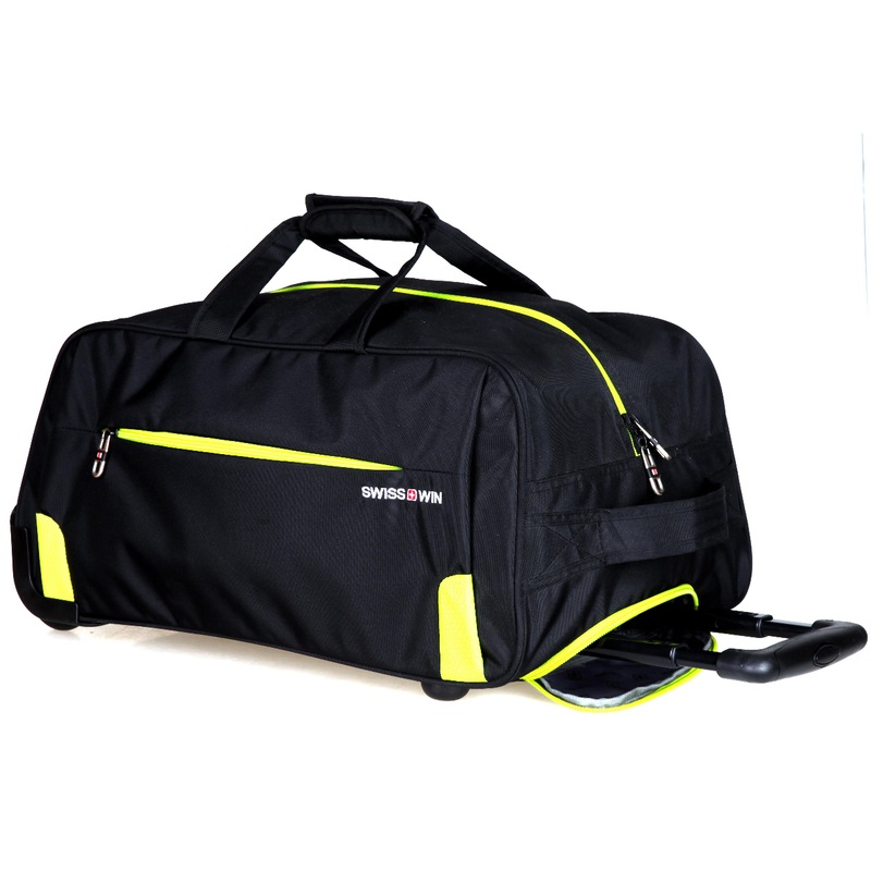 Buy Swiss Waterproof Wheeled Duffle Bag Rolling Carry On Travel Sofecase SWG8003 Black MyDeal