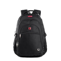 Swisswin Swiss waterproof 15.6" laptop  Backpack School backpack  Travel Backpack SW9130 Black 15inch Laptop