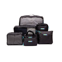 Travel Luggage Packing Organizer 8 PCS Set Storage Bags Packing Collection Pouch Black