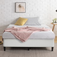 Zinus Ensemble Bed Base Box Spring - White