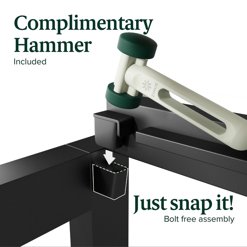 Buy Zinus Bed Base Frame Grey, Navy or Beige Queen Double King Single