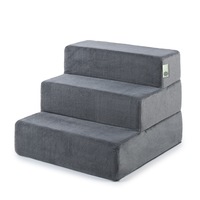 Zinus Pet Stairs Ramp Ladder - Charcoal - 3 Step