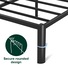 Buy Zinus Classic Black Metal Bed Frame with Steel Slat - Single, King ...