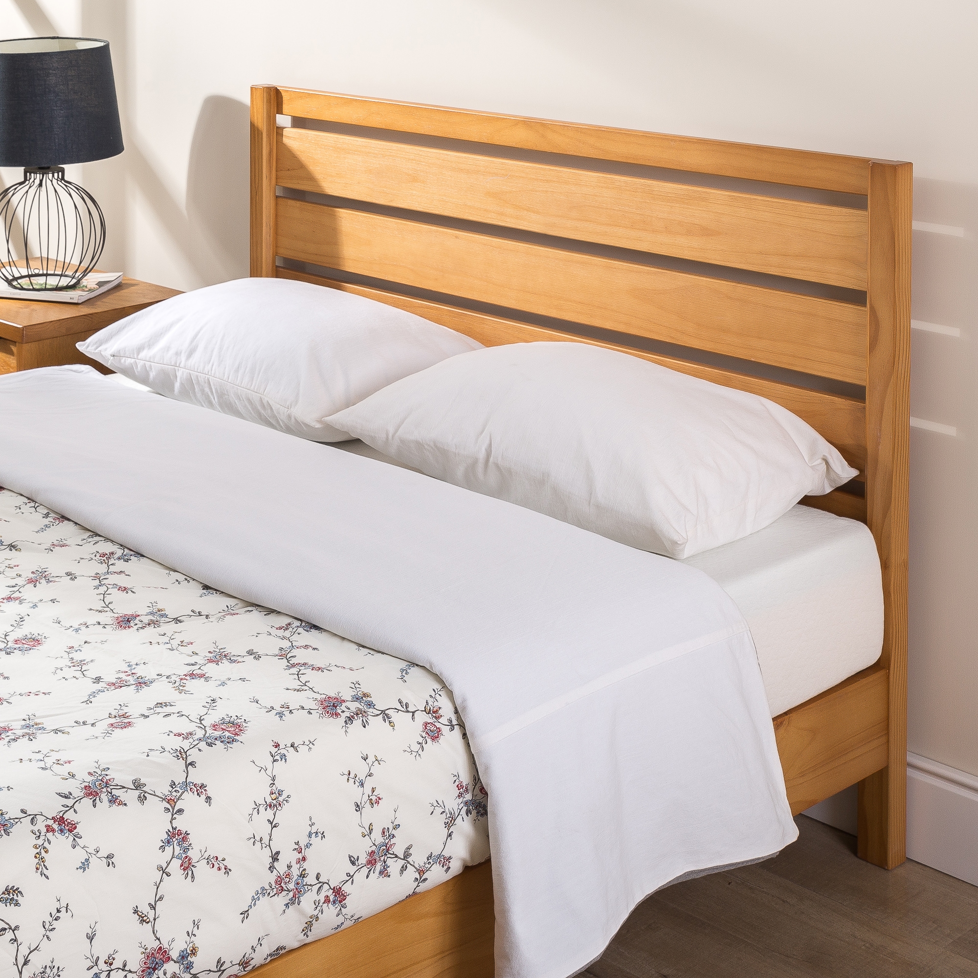 Buy Zinus Aimee Traditional Solid Wood Bed Frame - MyDeal