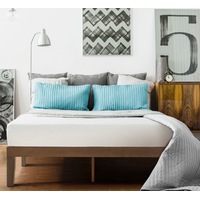 Zinus Blake Solid Wood Walnut Bed Frame
