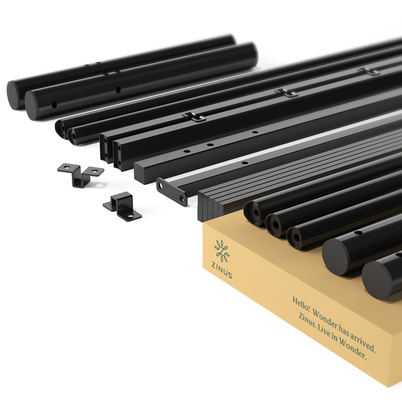 Buy Zinus Geraldine Metal Bed Frame Black (Double, Queen) MyDeal