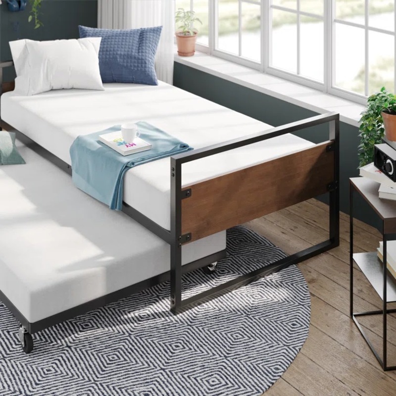 Buy Zinus Premium Daybed and Trundle Bed Frame Set / Daytime