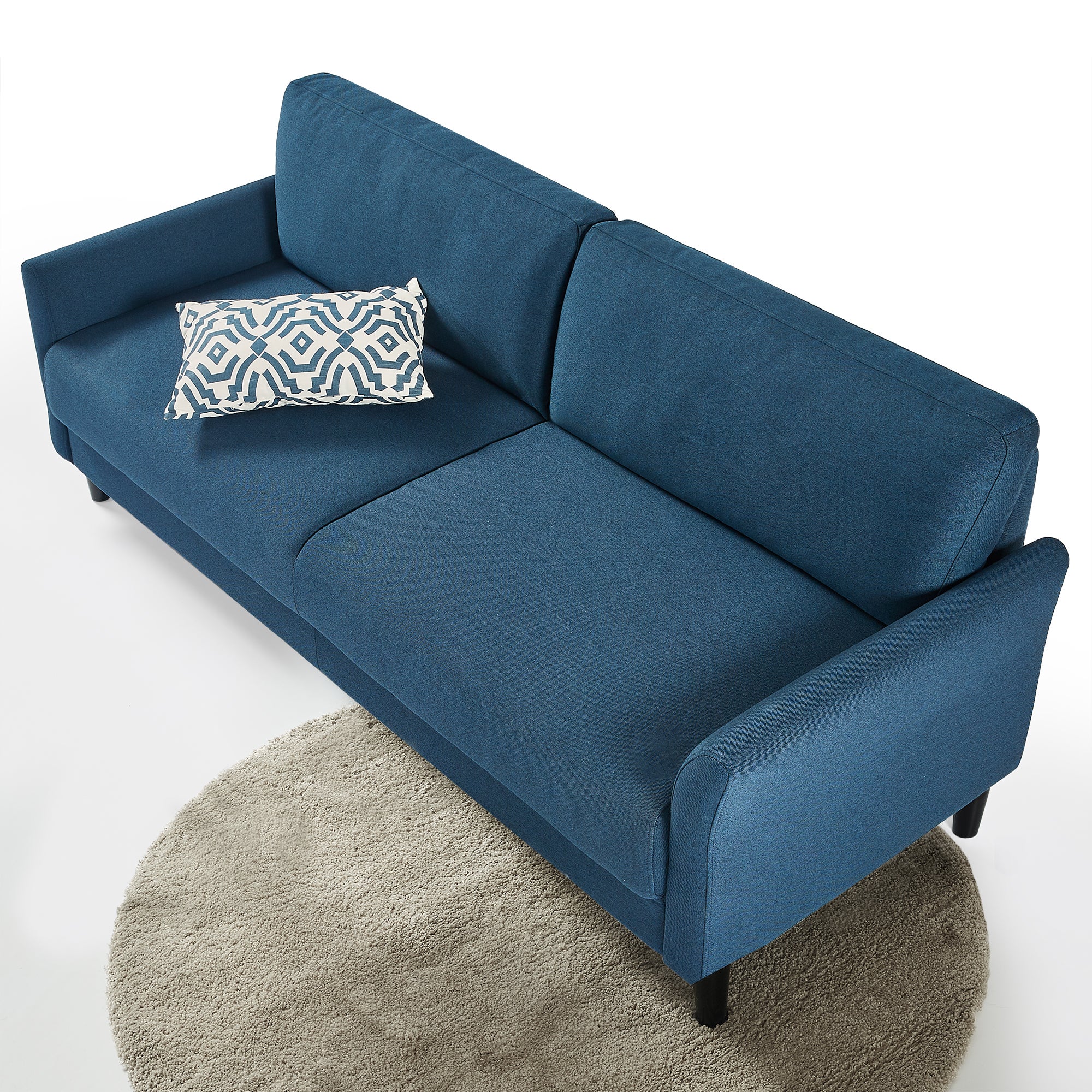 Zinus Jackie 3 Seater Sofa Couch - Blue