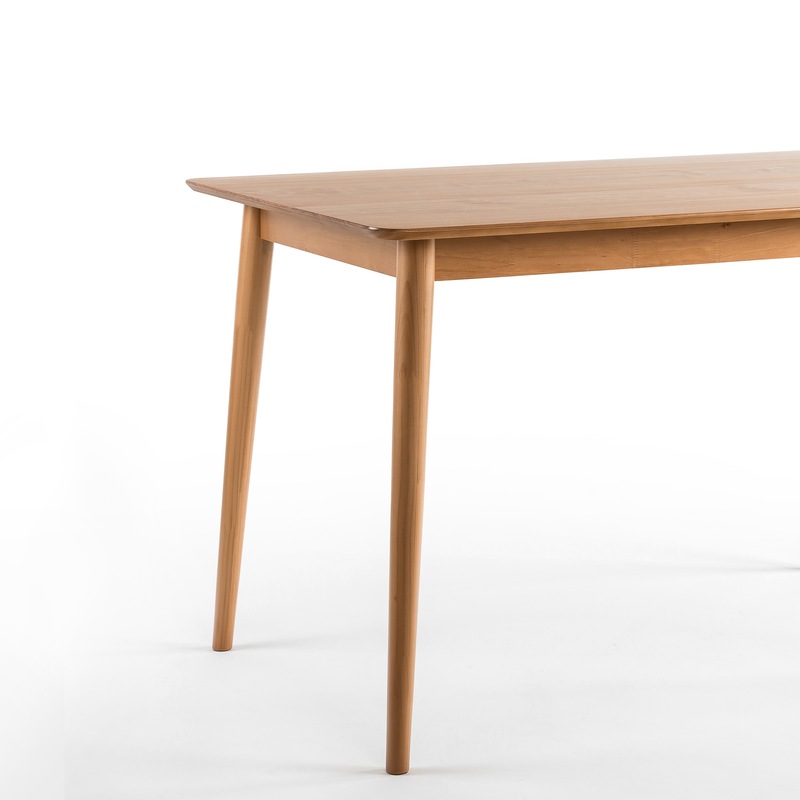 Buy Zinus Jen Solid Wood Dining Table - Natural - MyDeal