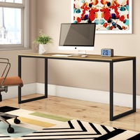 Buy Zinus Jennifer Office Desk - 63 Inch Wood Top Black Metal Frame ...