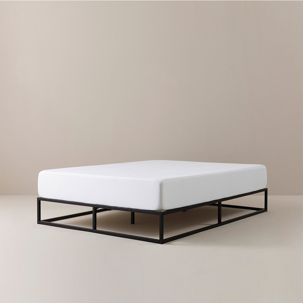 Zinus Joesph Modern Studio 25cm Industrial Platform Metal Steel Bed