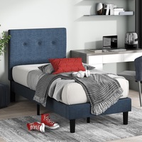 Zinus Kids Omkaram Upholstered Single Bed Frame