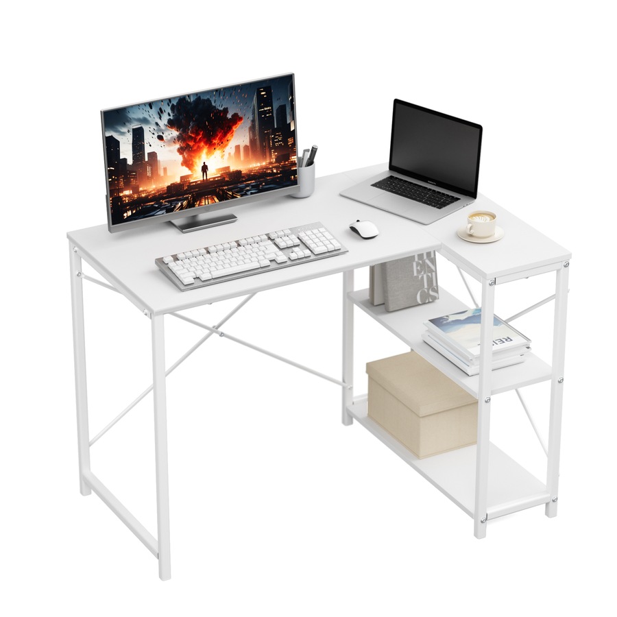 Zinus Computer Desk 101cm L shape Home Office Storage Laptop