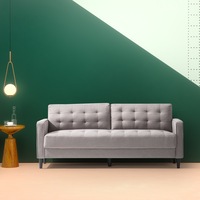 Zinus Lux 3 Seater Sofa Couch - Stone Grey