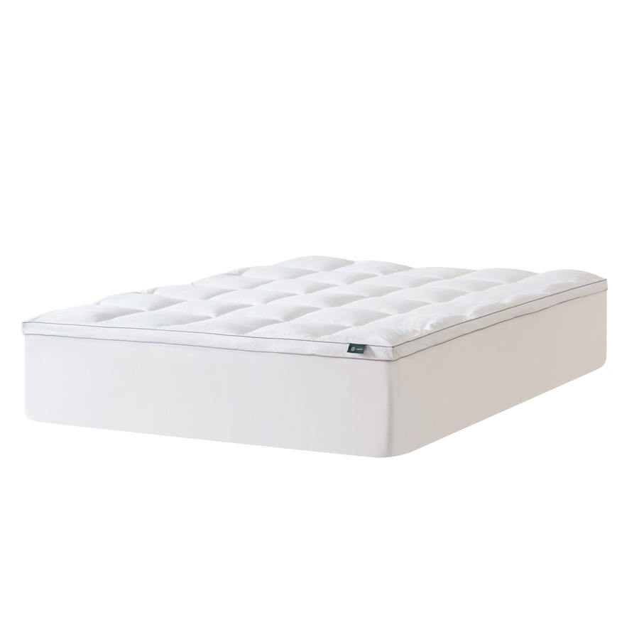 Zinus Single Quilted Bamboo Mattress Topper- Fits up to 40cm Thick Mattresses
