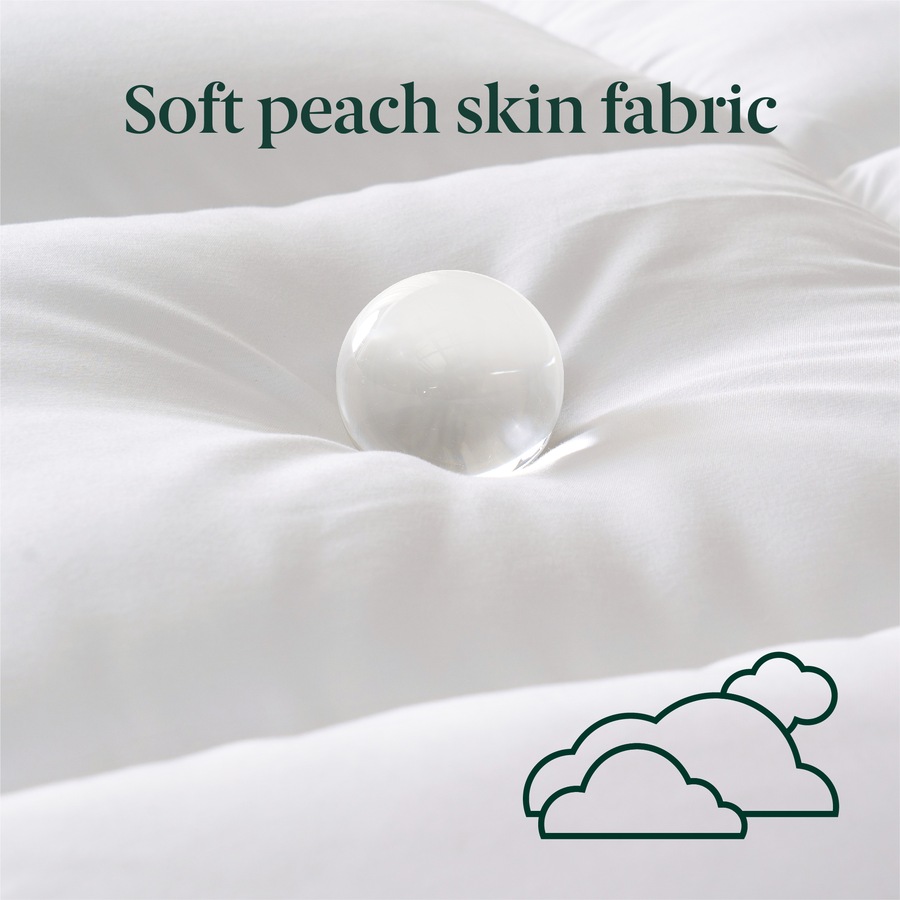 Zinus Single Quilted Bamboo Mattress Topper- Fits up to 40cm Thick Mattresses