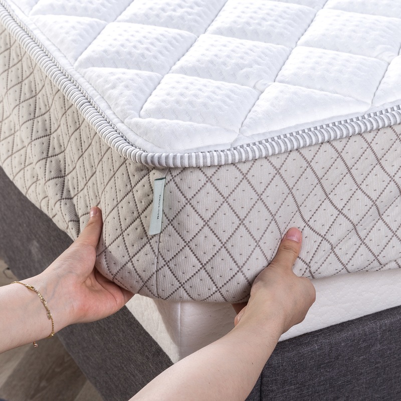 Zinus Quilted Mattress Rejuvenator Foam and Fiber Mattress Protector