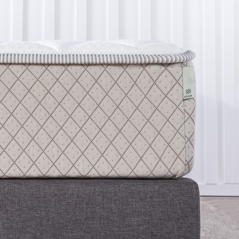 Zinus Quilted Mattress Rejuvenator Foam and Fiber Mattress Protector