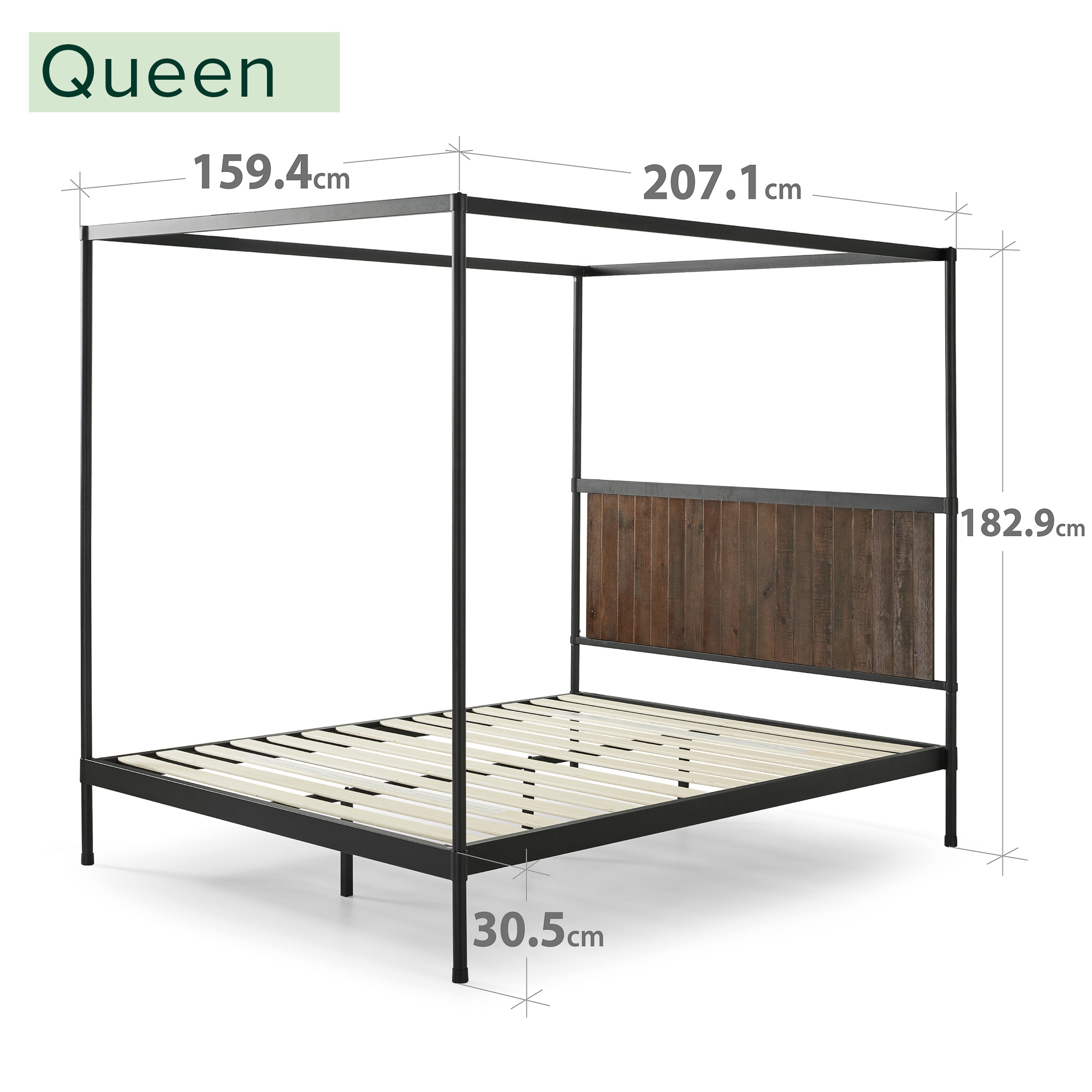 Zinus wesley on sale canopy bed