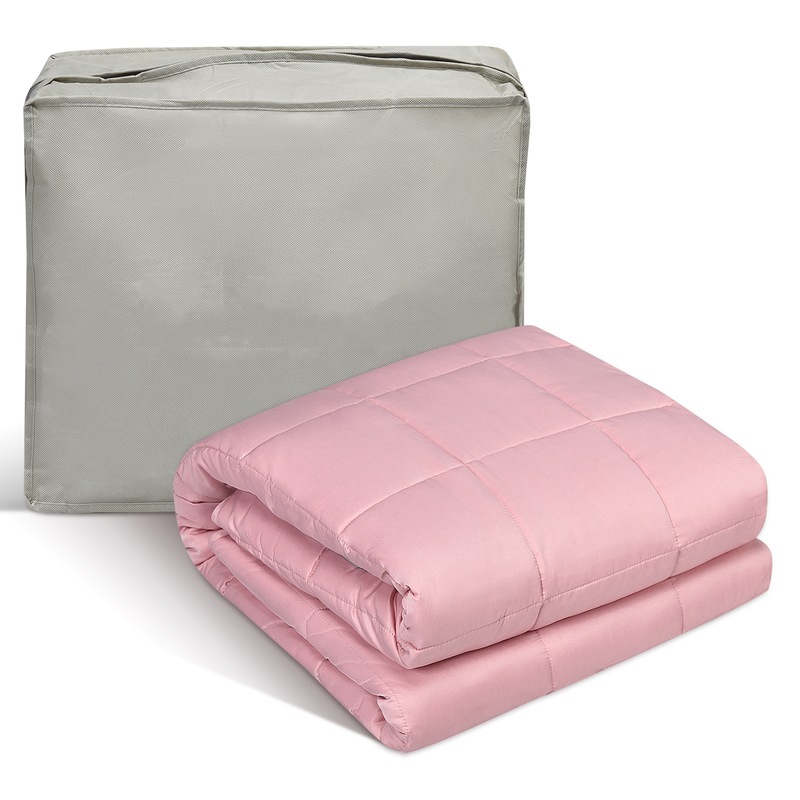 Buy Costway 9KG Cooling Weighted Blanket Queen Heavy Gravity Blanket