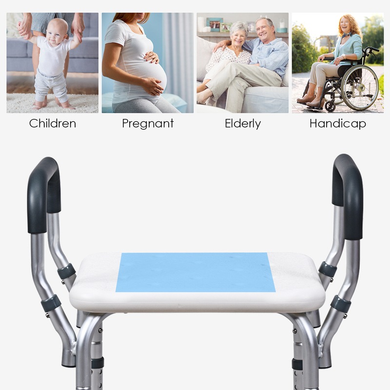 Buy Adjustable Shower Chair Medical Bath Stool Bathtub Aid Bench W