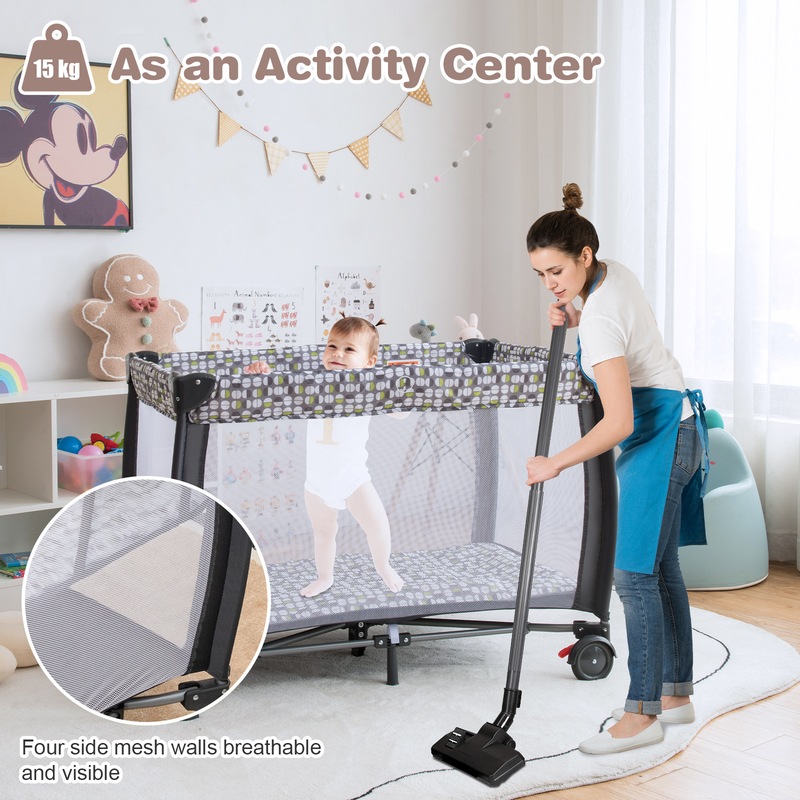 Buy Costway All IN 1 Baby Travel Cot Portable Infant Portacot