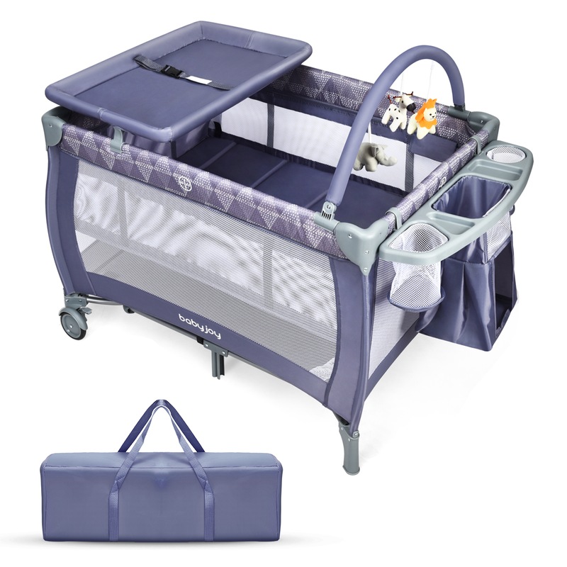Buy Deluxe Baby Travel Cots Portable Foldable Portacot Infant