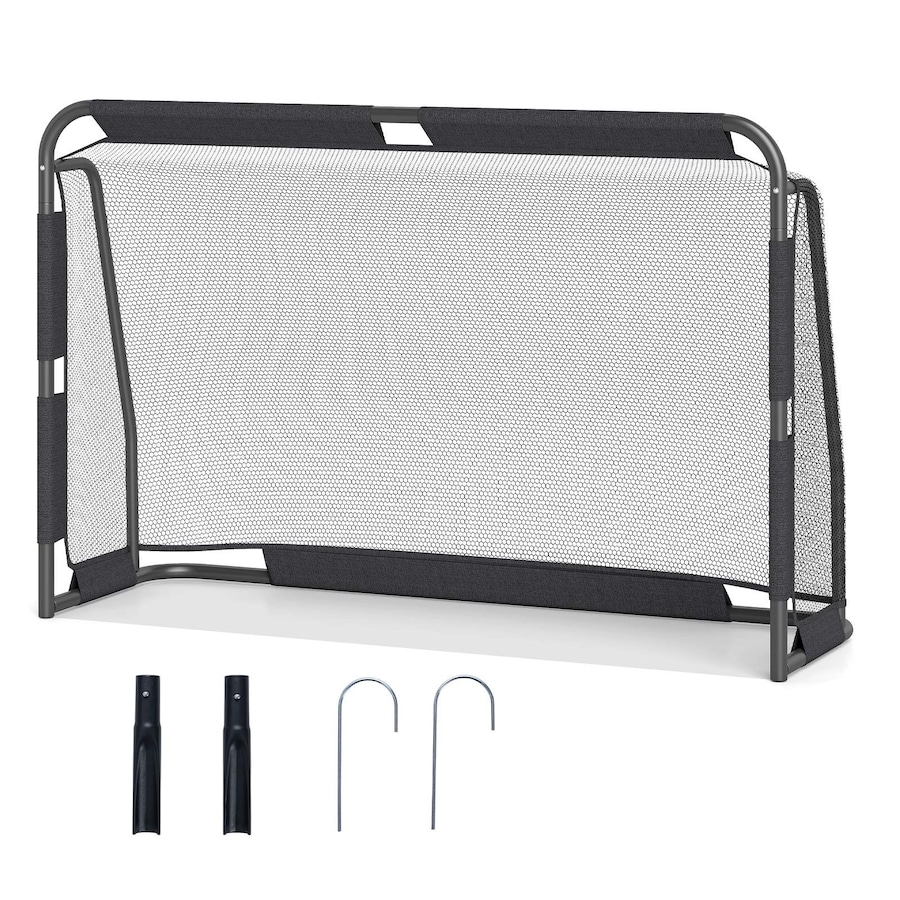 Costway 1.82x1.2m Soccer Goal Football Net Set w/PE Netting & Metal Frame Backyard Training Outdoor Sports
