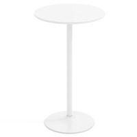 Costway 101.5/56cm Bistro Round Bar Table Coffee Table High Top Cocktail Table Pub Cafe Dining Side Table