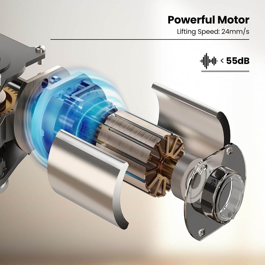 Costway 120x60cm Electric Desk Standing Sit Desk Height Adjustable Desk Home Office Black