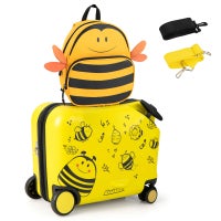 Wholesale 2Pc kids luggage carry on spinner luggage set trolley for boys  and girls travel suitcases From m.