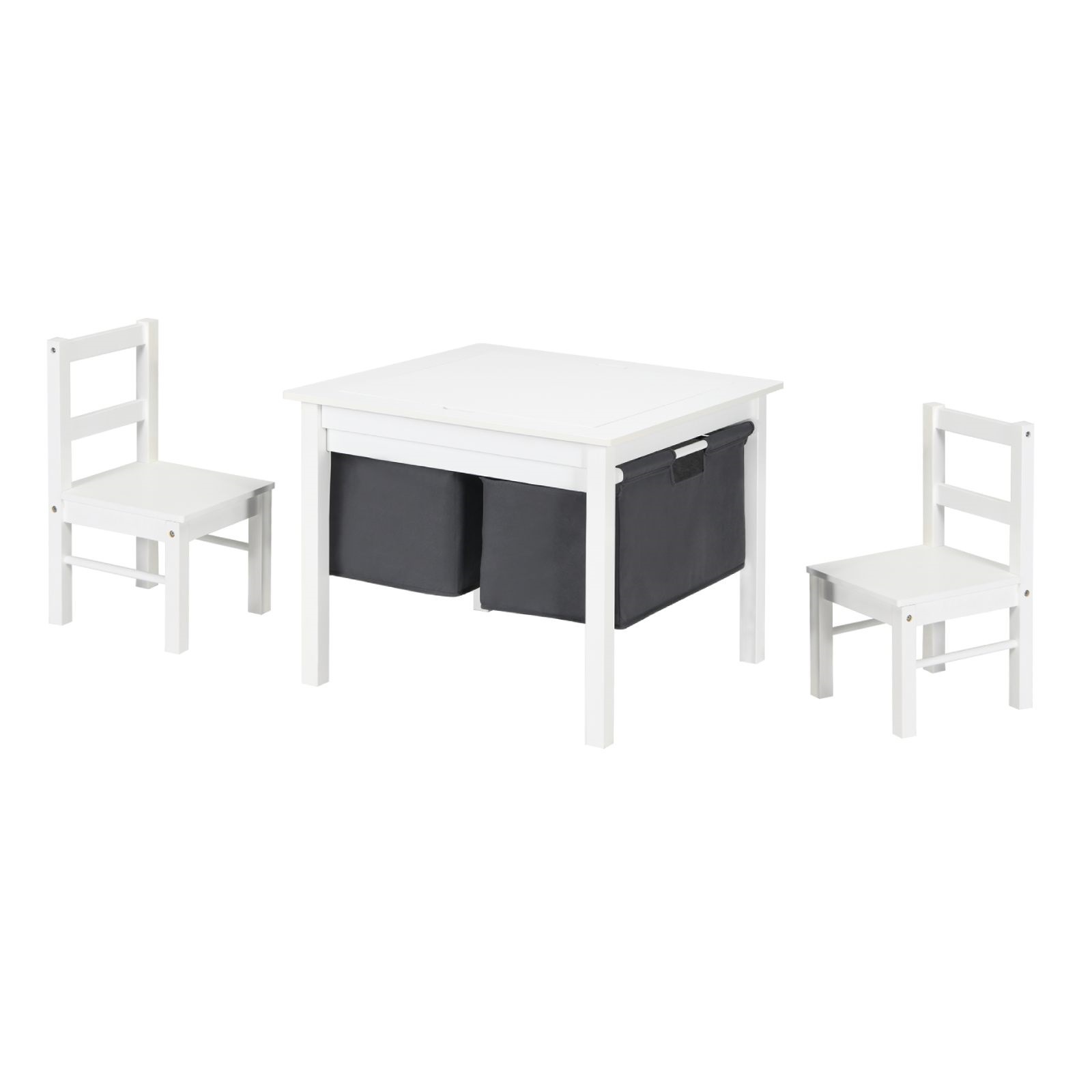 Buy Costway 2IN1 Writing Desk Activity Play Table w/2 Storage Drawer ...