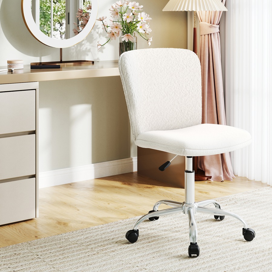 Costway 2PC Height-adjustable Ergonomic Mesh Office Chair Breathable Swivel Computer Desk Chair