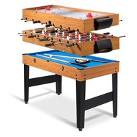 Costway 3-in-1 Combo Game Table Set Arcade Pool Game Table w/Air Hockey/Billiard/Foosball