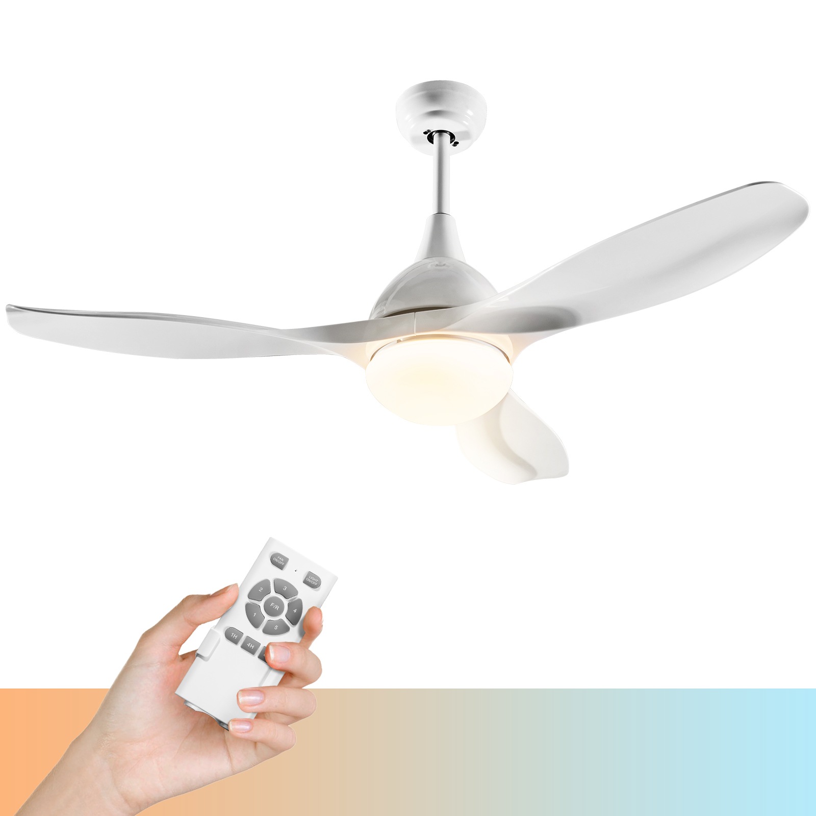 Remote LED Light Electric Cooling Fans 