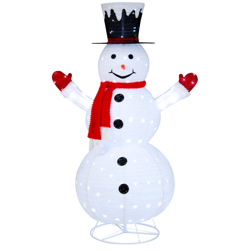 Buy Costway 1.8M Snowman Christmas Lights Xmas Decoration Outdoor ...