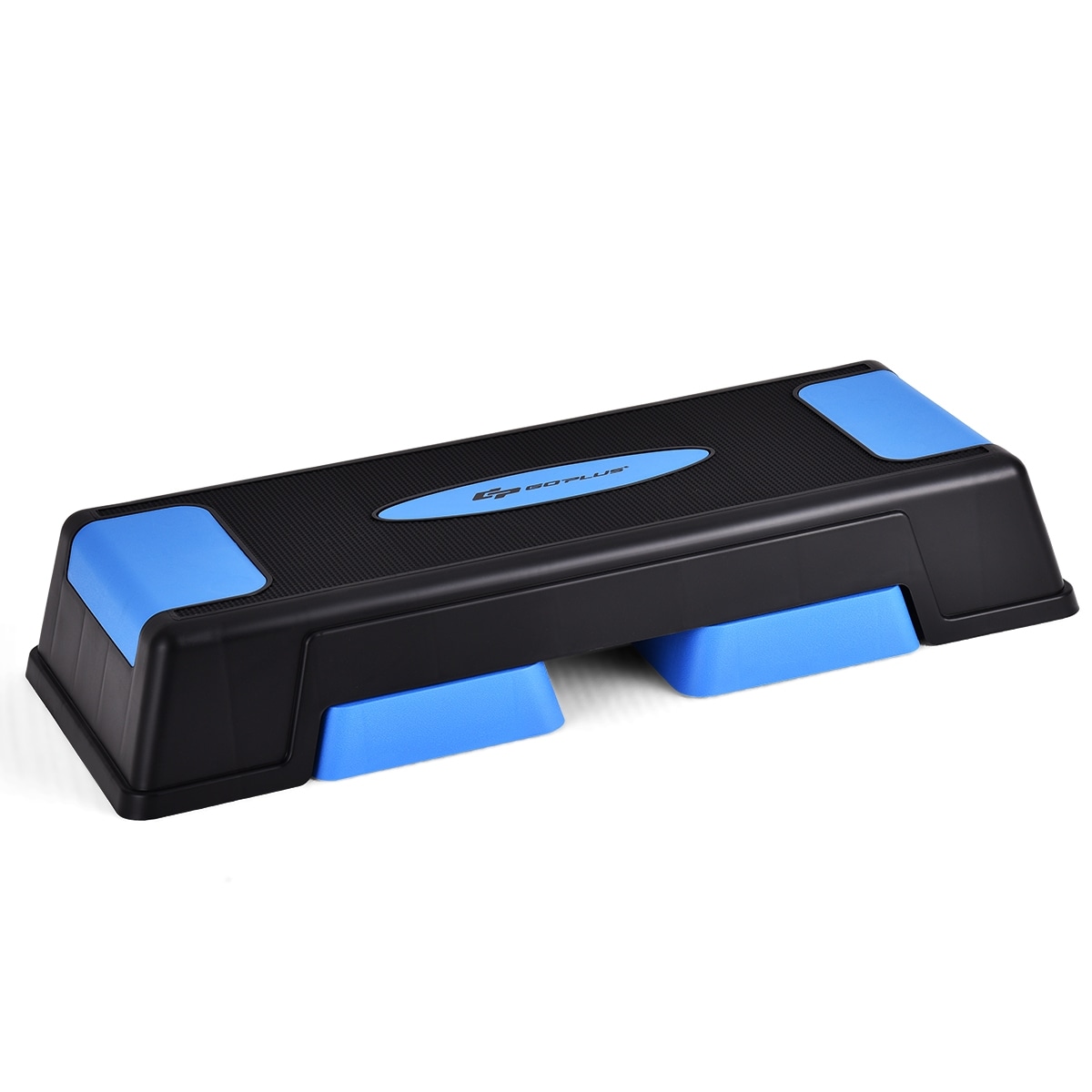 Costway Adjustable Aerobic Stepper Riser Workout Fitness Platform w/Non-slip Foot Pads Home Gym