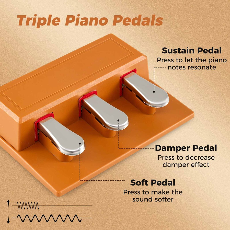 Costway 88 Key Electronic Keyboard Piano Set Semi-weighted Digital Piano w/Adjustable Stand Electric