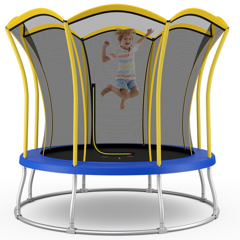 Buy Costway 8FT Round Trampoline Kids Bouncer Jumping Rebounder Indoor