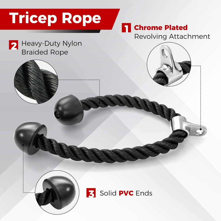 Buy Costway Cable Machine Attachment Set LAT Pulldown V-Shaped Press ...