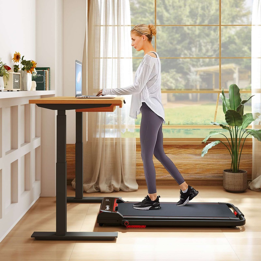 Buy Costway Folding Electric Treadmill LED Screen APP Control Exercise ...