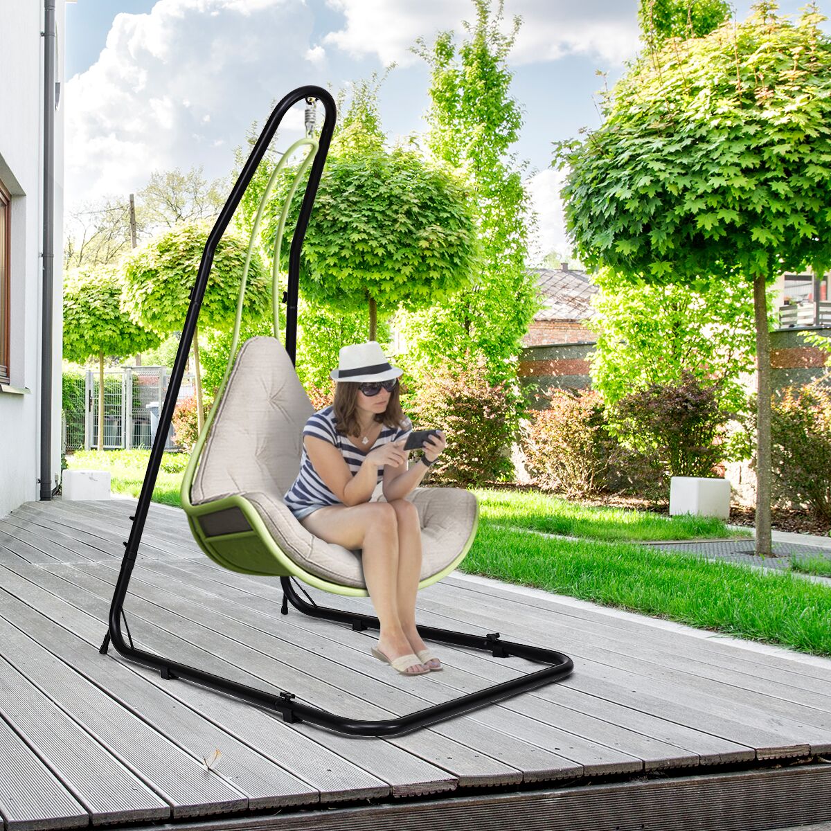 heavy duty hanging chair stand