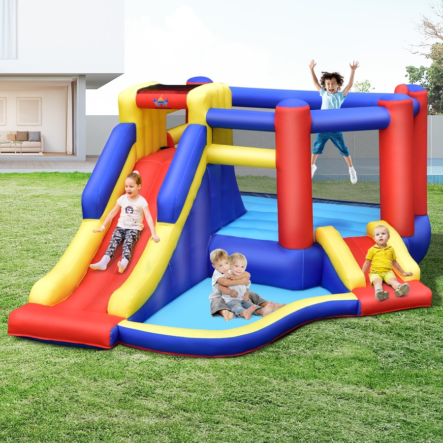 Buy Costway Inflatable Bouncy Castle Giant Jumper House Indoor Outdoor ...