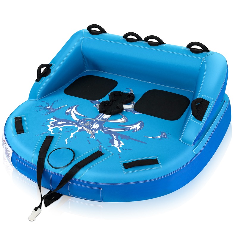 Buy Costway Inflatable Towables Ski Tube Boat 2 Person Waterski Tubes